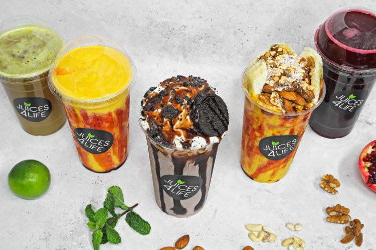 Juices4Life fresh juices, smoothies and milkshakes