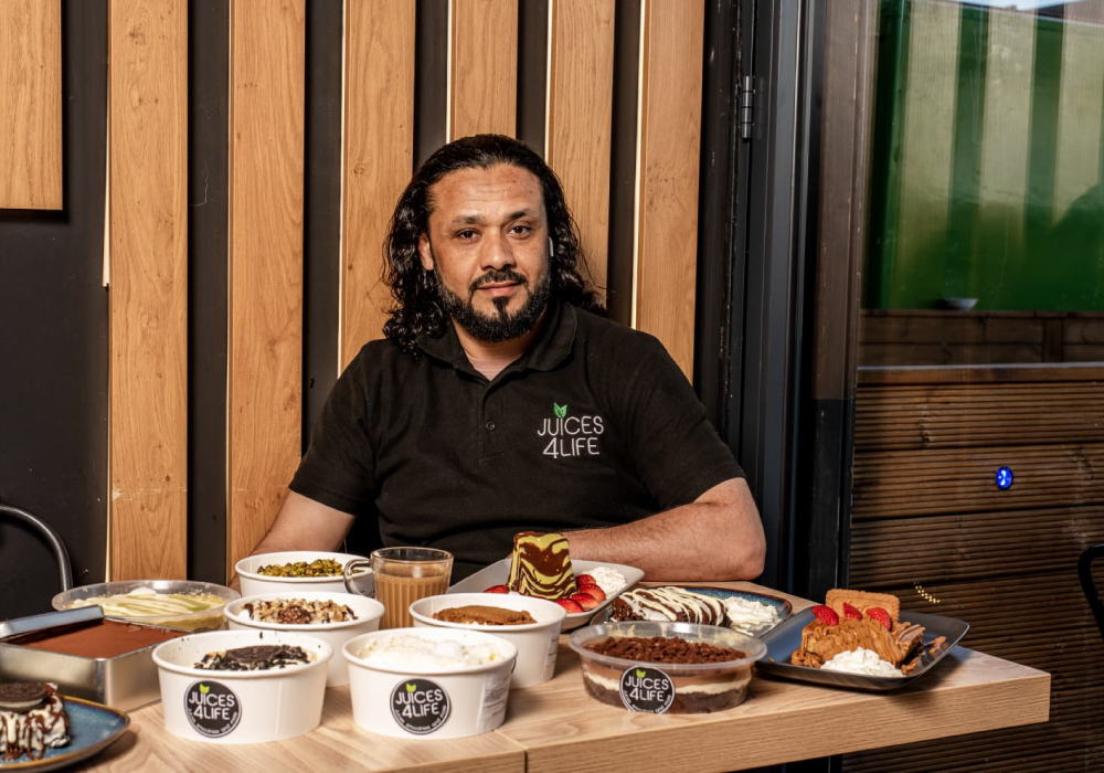 Açaí bowls and desserts served at a Juices4Life store